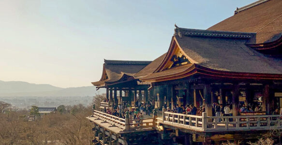 Visita ao Templo de Kiyomizu-dera em Kyoto no Japão