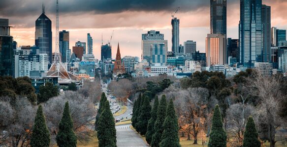 Gastos Médios por dia de Turistas em Melbourne na Austrália