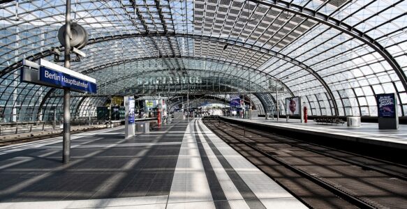 Estações de Trem em Berlim na Alemanha