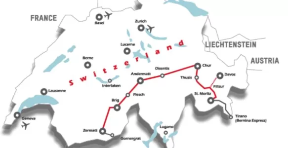 Descobrindo os Encantos do Trem Glacier Express na Suíça: A Jornada Espetacular de Tirano a Zermatt