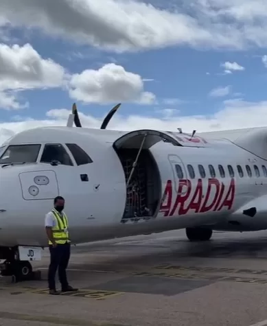 Viagem de Avião em Madagascar com a Tsaradia Airlines