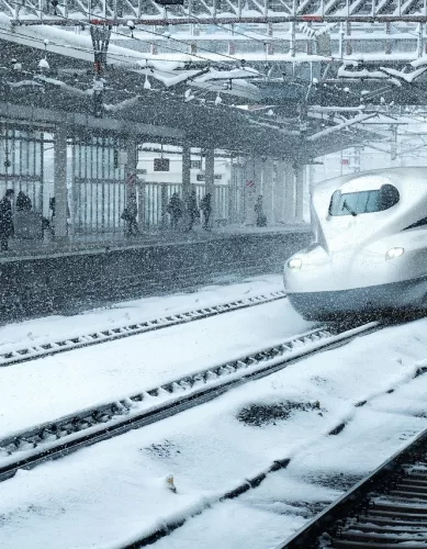Os Trens Shinkansen Operam com Neve no Japão?
