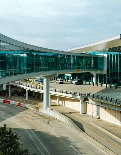 Aeroporto George Bush Intercontinental (IAH) em Houston nos Estados Unidos