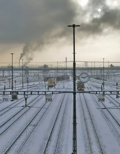 Dicas ao Comprar Passagem de Trem Durante o Inverno com Neve