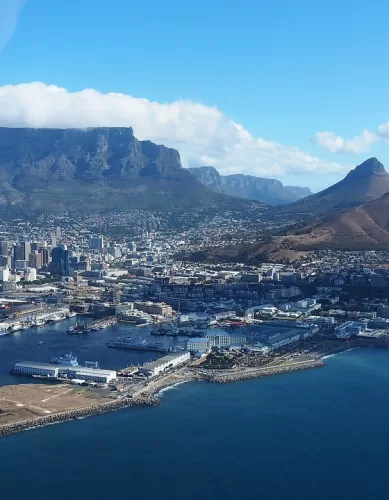 Table Mountain na Cidade do Cabo na África do Sul