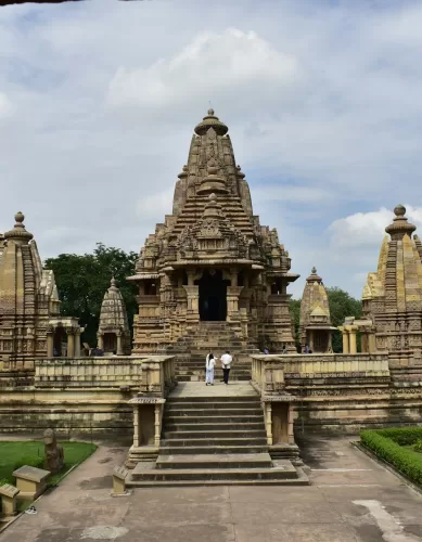 Templos de Khajuraho em Madhya Pradesh na Índia