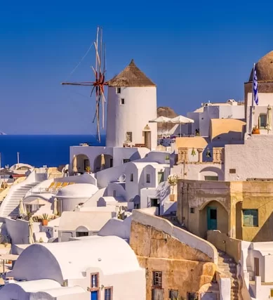 Como Chegar e Circular em Santorini na Grécia