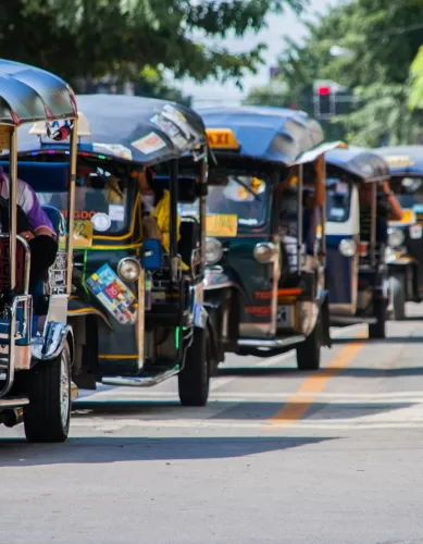 Como o Turista Pode Usar o Transporte Público em Chiang Mai na Tailândia