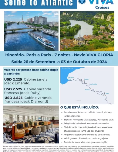 Cruzeiro Fluvial Pelo Rio Sena Para Conhecer a França