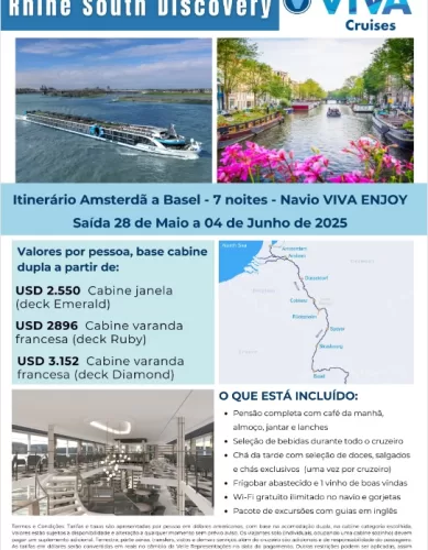 Cruzeiro Fluvial Pelo Rio Reno Para Conhecer a Europa