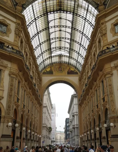 O que é a Galleria Vittorio Emanuele II em Milão na Itália?