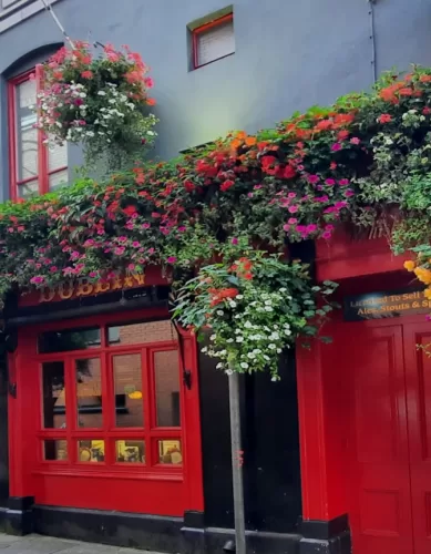 Temple Bar em Dublin na Irlanda