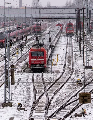 O Impacto das Nevascas nas Viagens de Trem na Europa