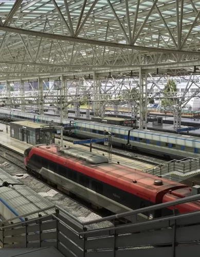 Preço Médio da Passagem de Trem na Coréia do Sul