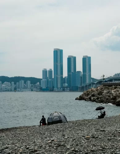 Como são as Praias em Busan na Coréia do Sul