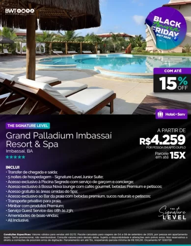 Quanto Custa Hospedar no Grand Palladium Imbassaí Resort & Spa na Bahia?