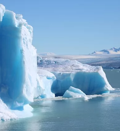 Glaciar Upsala em El Calafate na Argentina