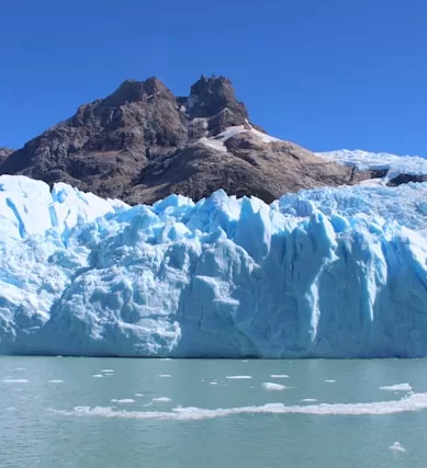 Glaciar Spegazzini em El Calafate na Argentina