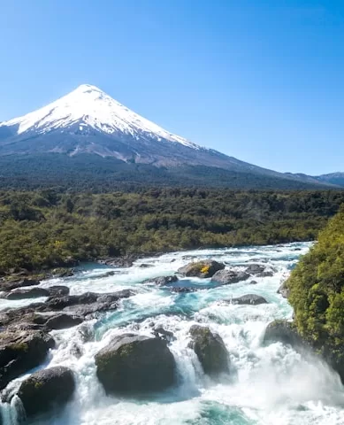 Cataratas de Petrohué em Puerto Montt no Chile