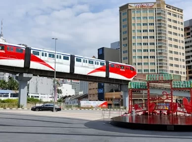 Como Chegar nas Atrações Turísticas de Kuala Lumpur na Malásia Usando o MRT / LRT / Monorail